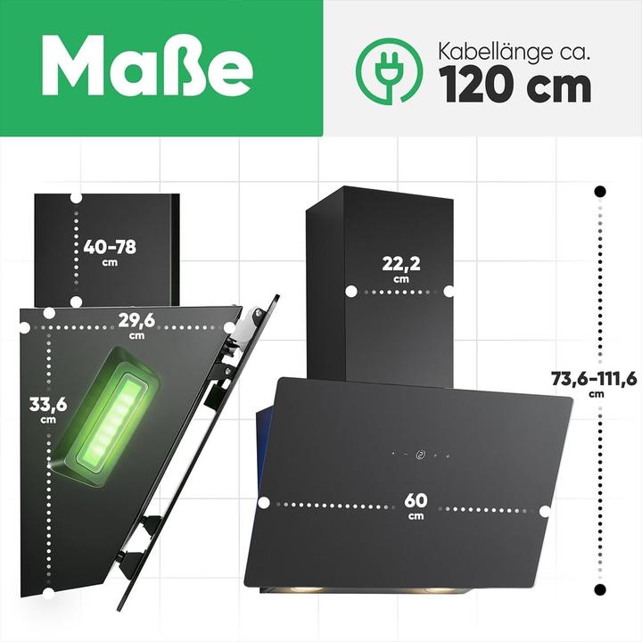 Actual product image Bomann DU 7611 G (Wall hood)