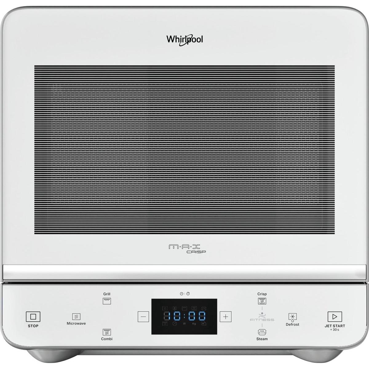 Whirlpool MAX 49 WSL Kombi-Mikrowelle mit flacher Oberfläche 13 L 700 W Silber (13 l) (859991588160)