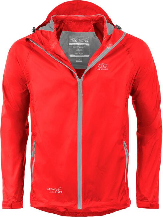 Produktbild Highlander Stow & Go Red Packaway Jacket - Xl (XL)