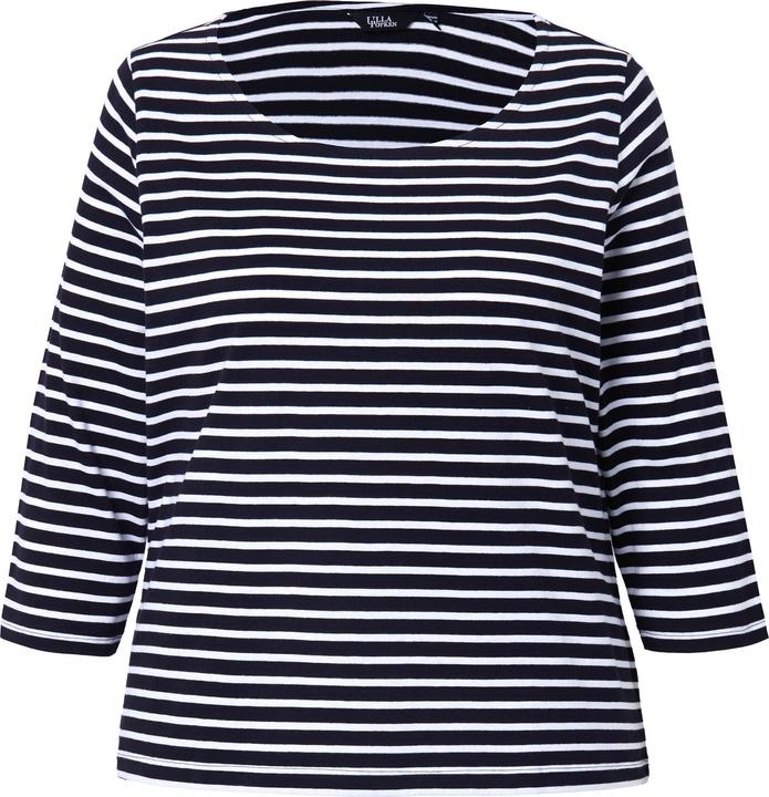Produktbild Ulla Popken Ringelshirt, Classic, Rundhals, 3/4-Arm (42, 44)