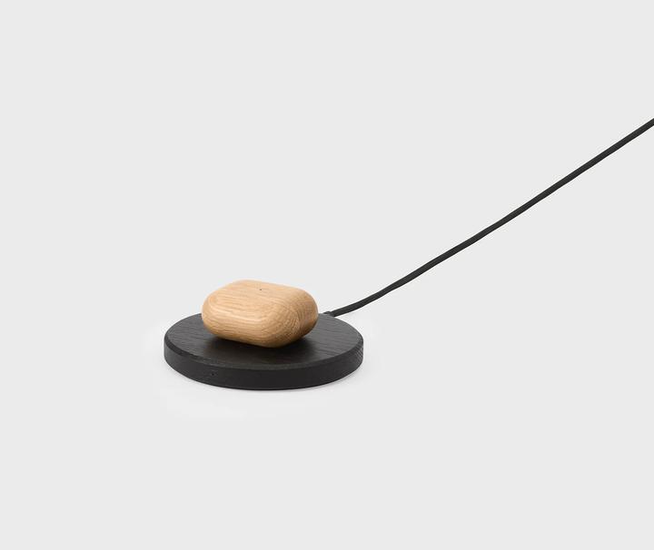 Produktbild Oakywood Slim Charging Pad - Kabelloses Ladegerät aus Massivholz - Schwarz - (15 W)