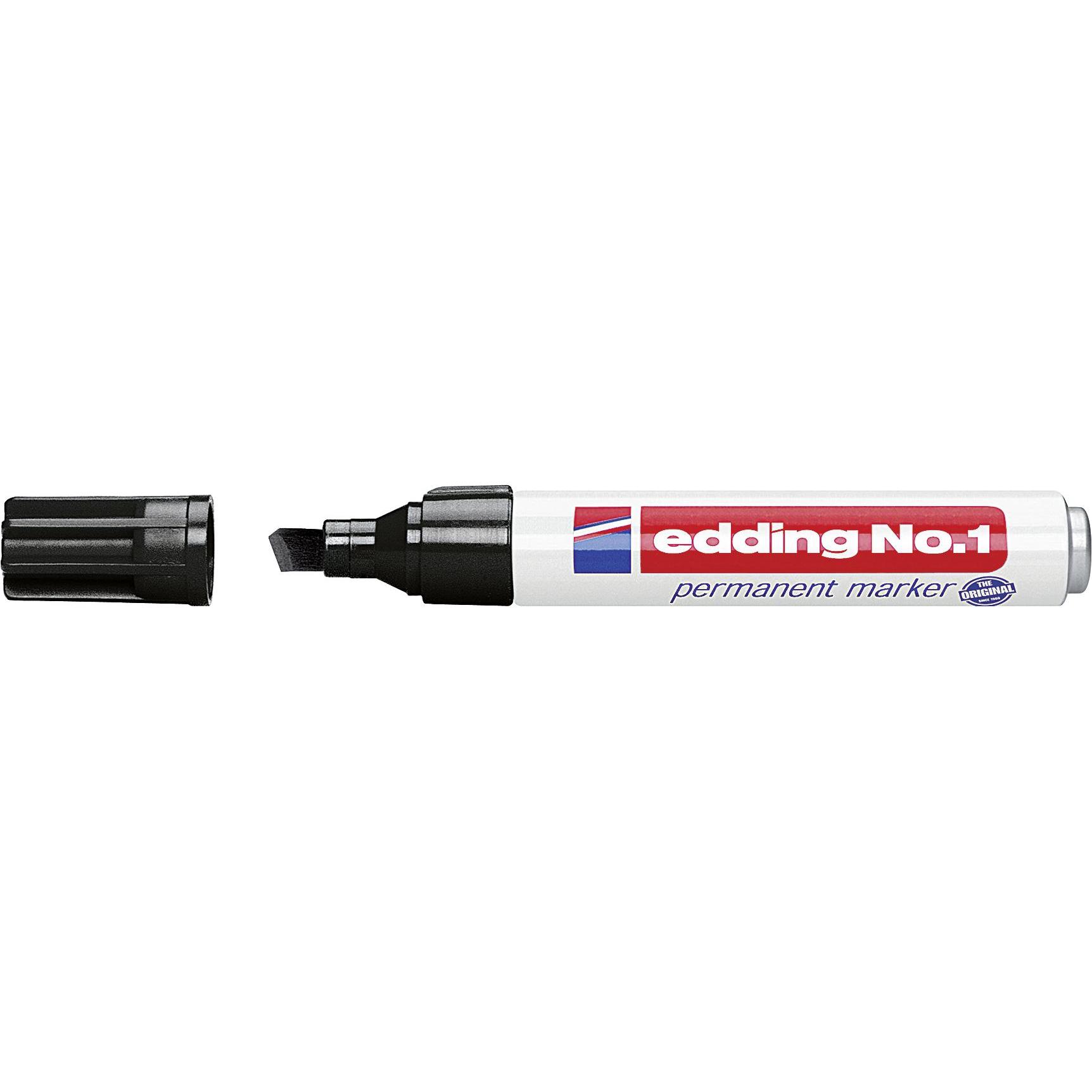 Thumbnail - Edding, Marker, No. 1 Permanent Marker (Schwarz, 1 mm, 1 x)