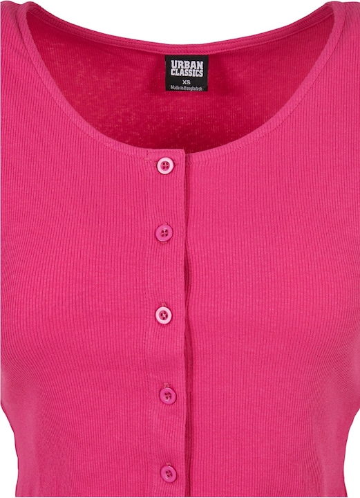 Immagine prodotto Urban Classics Maglietta da donna a costine con bottoni - 12114 (XXL)