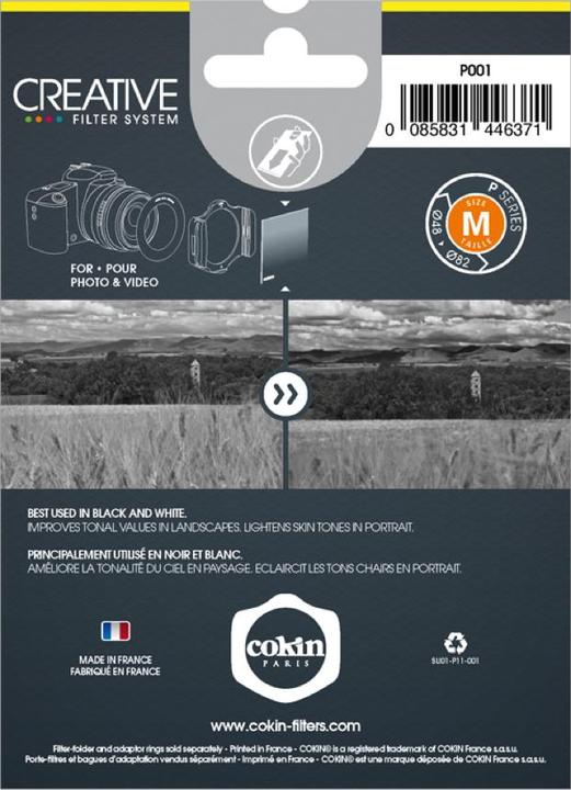 Productafbeelding Cokin Filter P001 (82 mm, Effectfilter, 84 mm)
