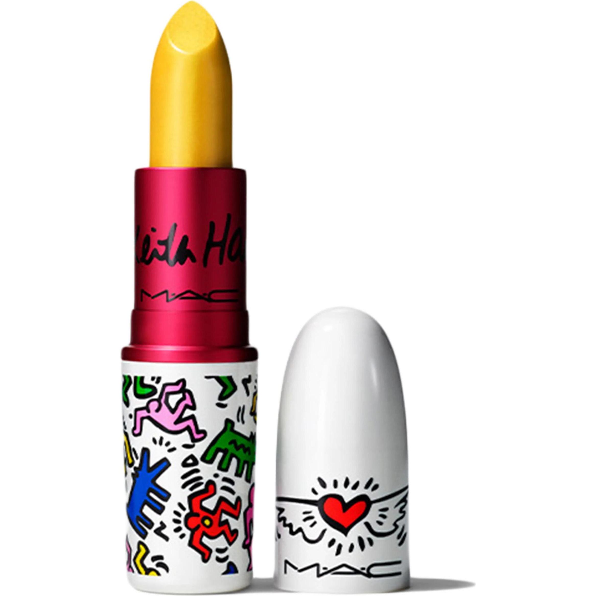 Thumbnail - MAC Cosmetics, Lippenstift + Lipgloss, Viva Glam X Keith Haring (St. Marks Yellow)