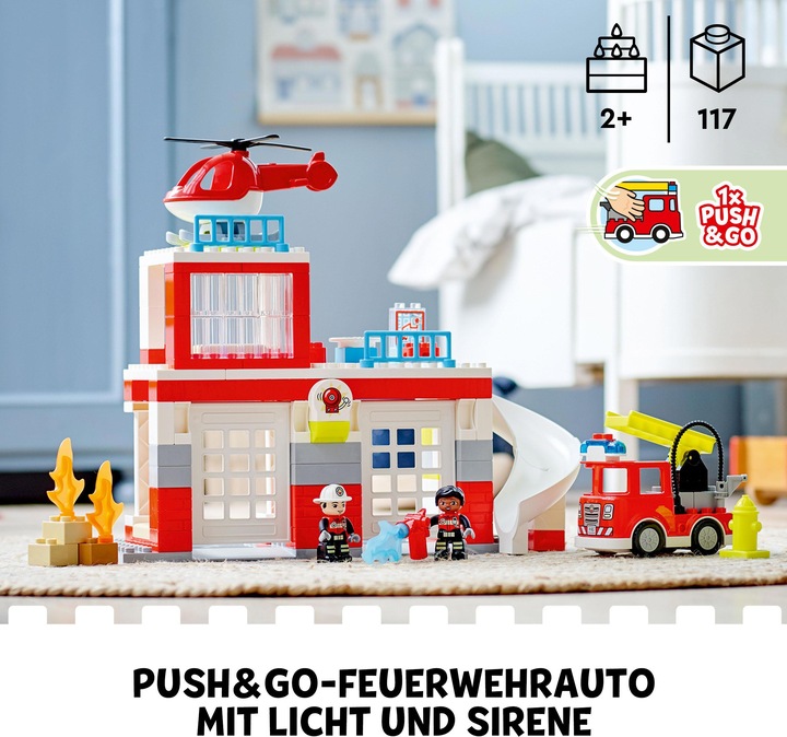Immagine prodotto LEGO Stazione dei pompieri con elicottero (10970)