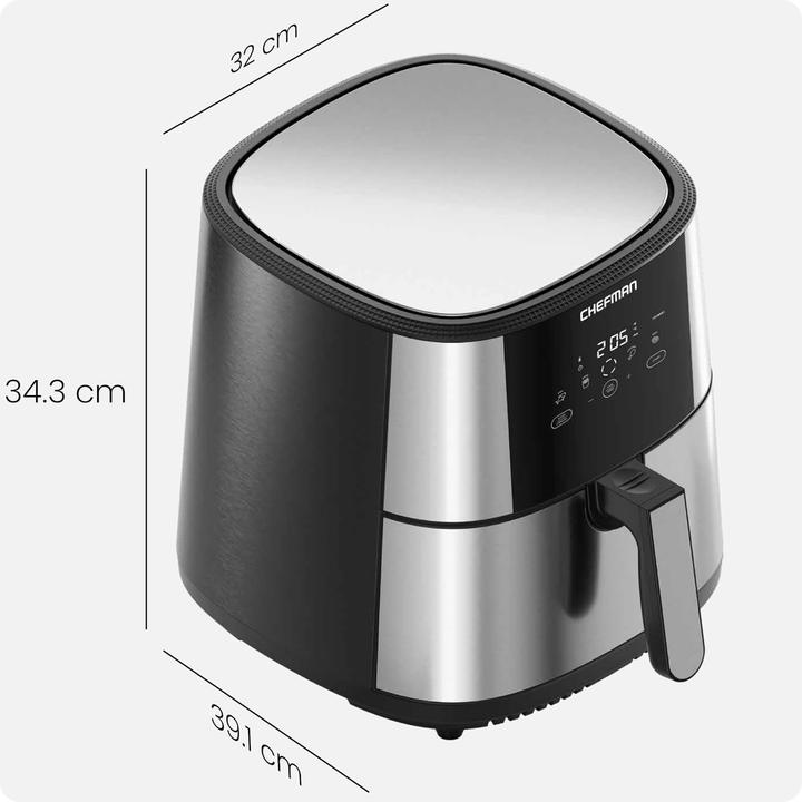 Immagine prodotto Chefman Heissluftfritteuse XL mit One-Touch Voreinstellungen