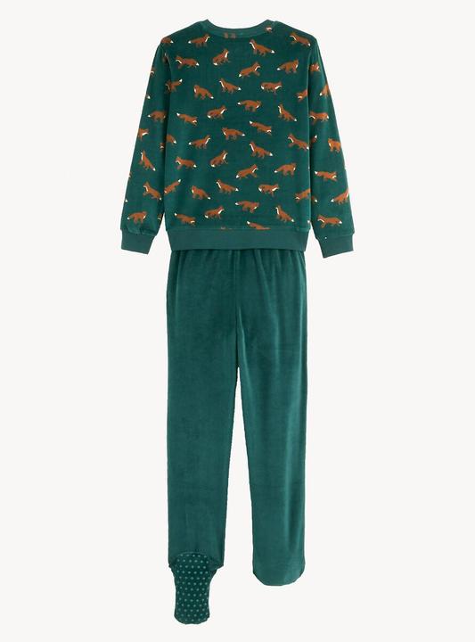 Produktbild La Redoute Collections Samtpyjama mit Füssen (116)