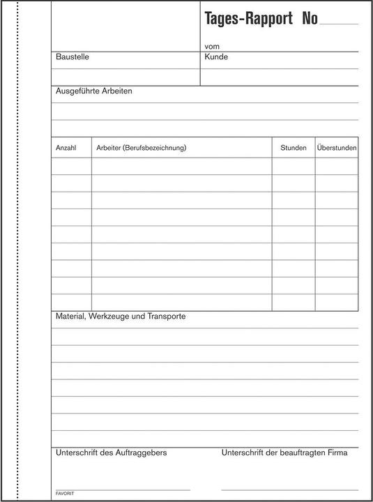 Image du produit Favorit Rapports quotidiens (2 x)