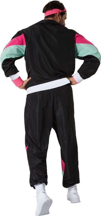 Actual product image tectake Men's Fancy Dress Costume - Retro Tracksuit (XXL)