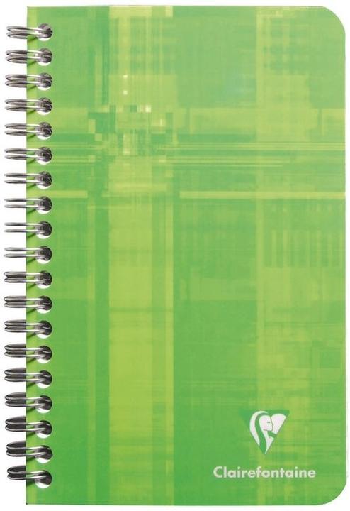 Nutritional values and ingredients Clairefontaine Spiral notebook (11 x 17 cm, Checked, Hardcover)