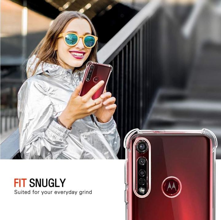 Image du produit Screenguard Motorola Moto G8 Plus Housse Crystal Soft Airbag Bumper (Motorola Moto G8 Plus)