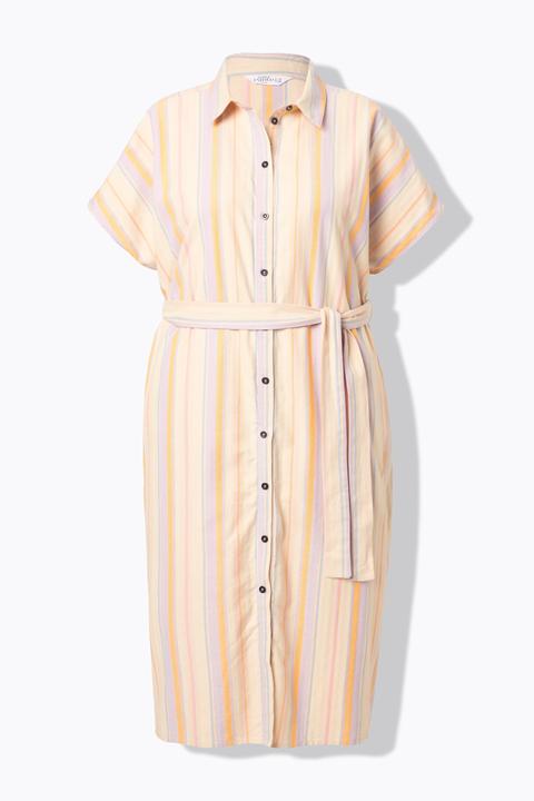 Image du produit Studio Untold Robe-chemisier rayée, longueur midi (54)