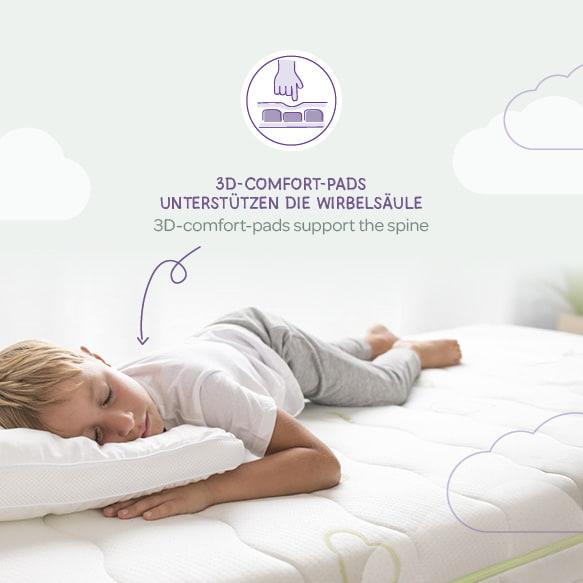 Produktbild Träumeland Octasmart XL Kinder- und Jugendbettmatratze (140 x 200 cm)