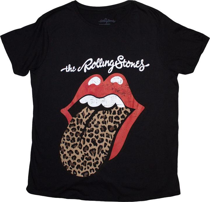The Rolling Stones Leopard Print Tongue (Girlie)