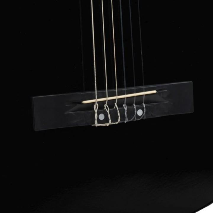 Actual product image V-tone BCG BK - Gitara klasyczna 4/4 czarna do nauki (Lime wood, Nylon, Okoume, Plastic)