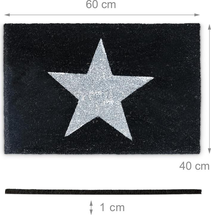 Actual product image Relaxdays Doormat coconut (40 x 60 x 1 cm)