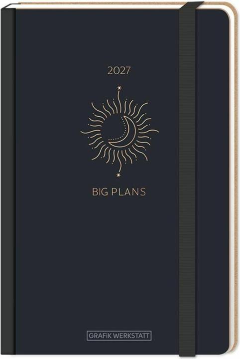 Produktbild Terminplaner Letterart 2027 Big Plans (1 Woche / 2 Seiten)