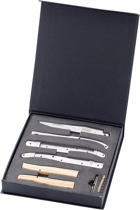 Produktbild Semptec 15-teiliger Klappmesser-Bausatz, Edelstahl mit Echtholz-Griffschalen