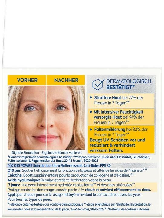 Actual product image NIVEA Q10 Power (50 ml, Day cream, SPF 30)
