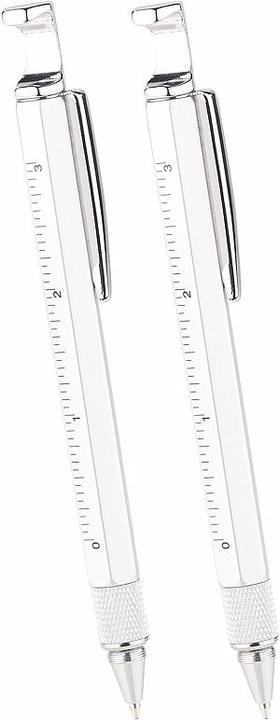 Actual product image Pearl 7in1 ballpoint pen with stylus, screwdriver & more, set of 2