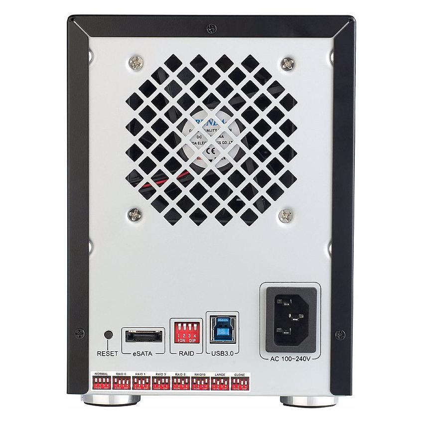 Boîtier Externe Sharkoon 8 Baies – Pour Disques Durs 2.5 Et 3.5 Pouces, RAID, USB 3.0 Et ESATA