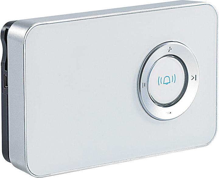 Produktbild FreeTec Kabellose Funk-MP3-Türklingel "IMP-33 Design", 100 MB Speicher