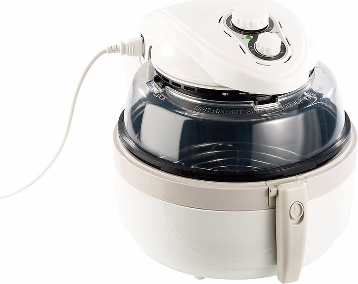 Rosenstein & Söhne Hot Air Deep Fryer & Halogen Oven, 1000W