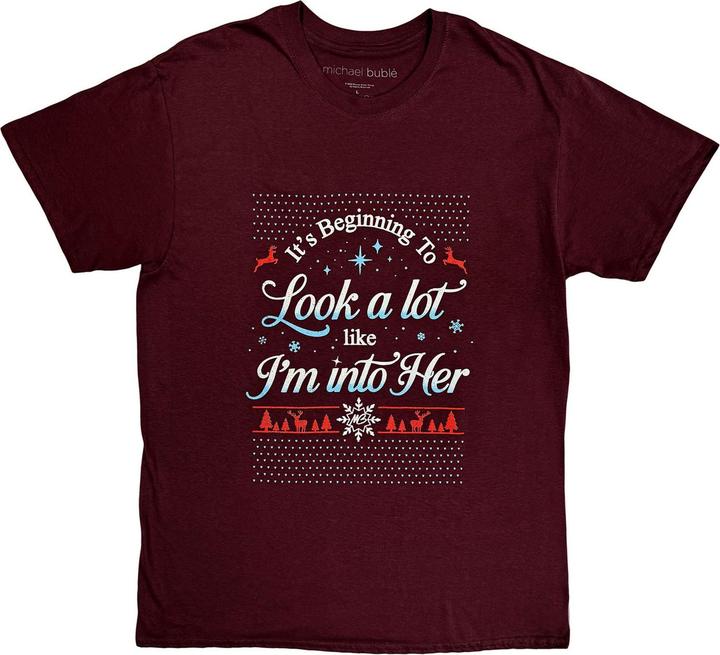 Produktbild Michael Buble Look A Lot Like I'm Into Her TShirt (M)