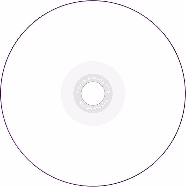 Produktbild MediaRange Medical Line DVD-R 4,7 GB, 16x, Full-surface-printable, 50er-Spindel (50 x)