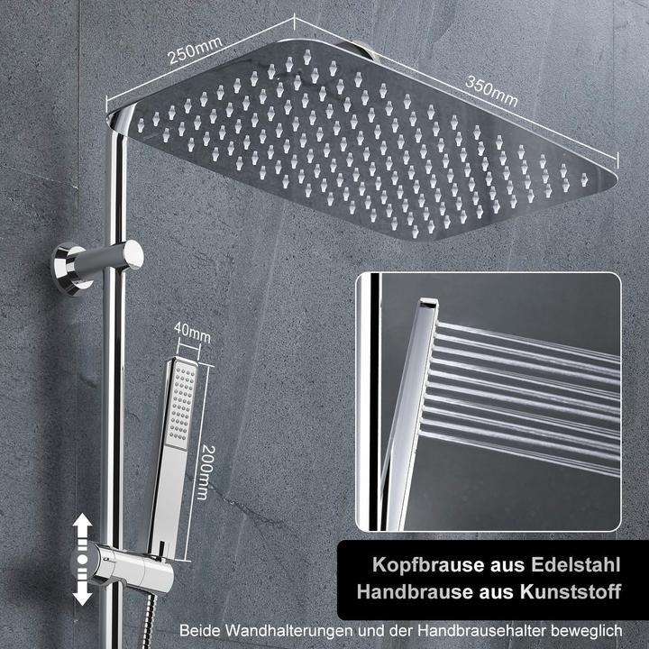 Actual product image Görbach Shower system