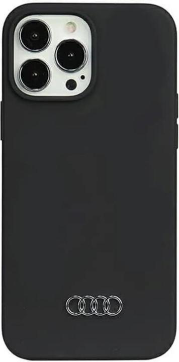 Produktbild Audi Silicone Case iPhone 13 Pro Max 6.7" czarny/black hardcase AU-LSRIP13PM-Q3/D1-BK (Apple iPhone 13 Pro Max)
