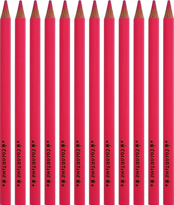 Actual product image Creativ Company Driehoekige Jumbo Kleurpotloden - Roze, 12st. (12 x)