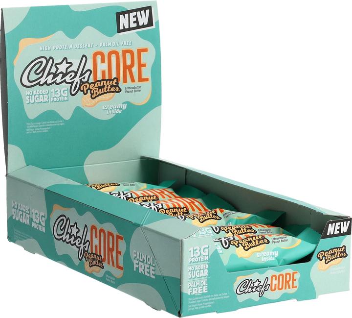 Chiefs Protein Core (Erdnussbutter, 12 Stk., 40 g)
