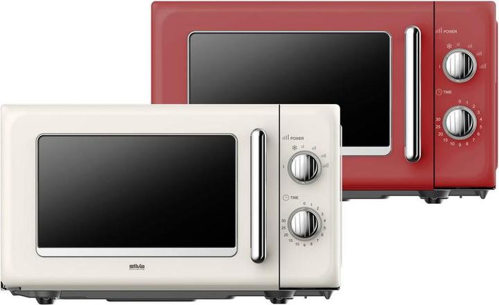 Produktbild Silva MW-R 25.3 beige Mikrowelle, 700 W, 20 L, Retro (20 l)
