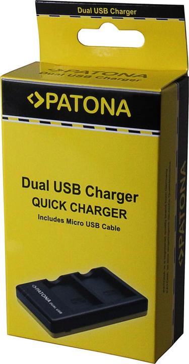 Immagine prodotto Patona Caricatore rapido doppio per Leica BP-DC9 Panasonic DMW-BMB9 V-Lux V-Lux 2 VLux 2 II incl. Micro (Caricabatterie per fotocamere)
