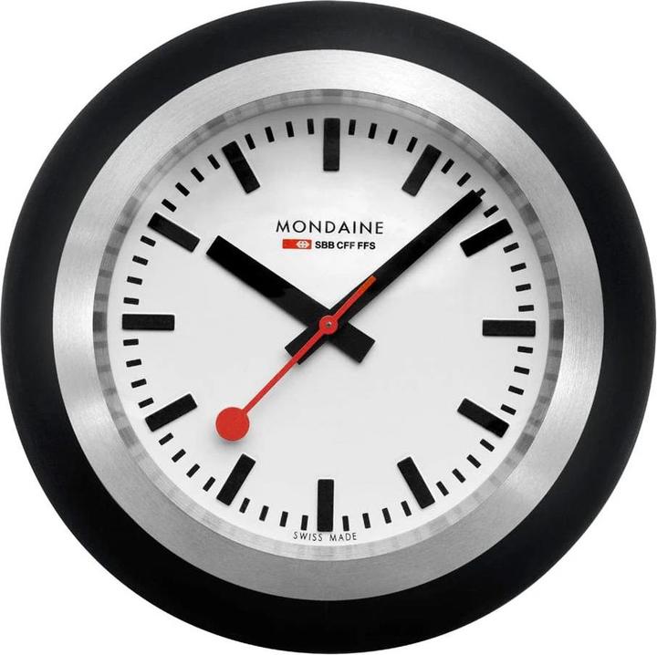Mondaine Schwarze Tischuhr
