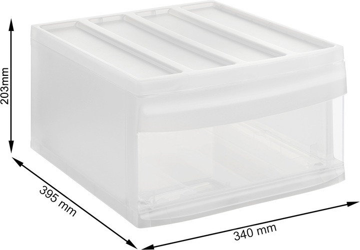 Actual product image Rotho Drawer box Systemix L (A4)