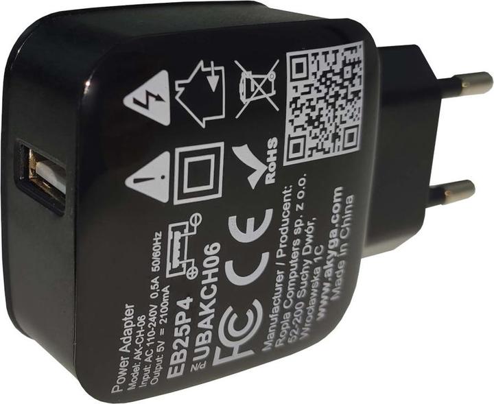 Produktbild Akyga AK-CH-06 Steckernetzteil, Festspannung 5 V 2.1 A