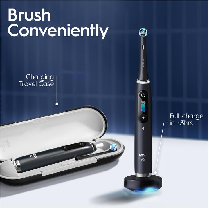 Produktbild Oral-B iO9 Duo Pack Black Onyx & Rose Quartz Electric Toothbrush (Oszillierende Zahnbürste)