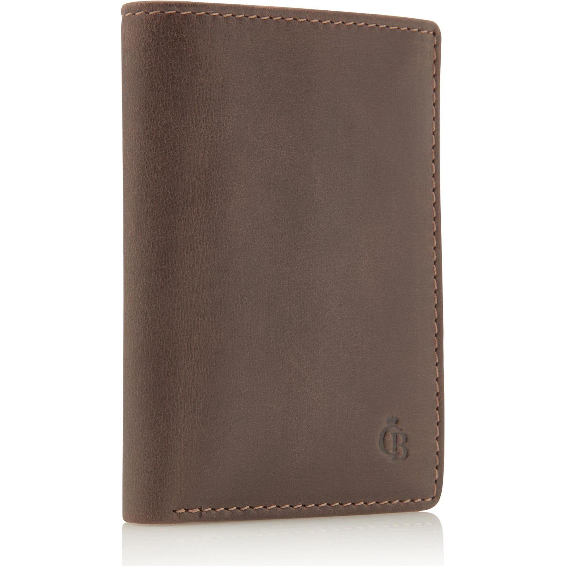 Thumbnail - Castelijn & Beerens, Herren, Portemonnaie, Canyon Kreditkartenetui RFID Leder 7,5 cm, Braun