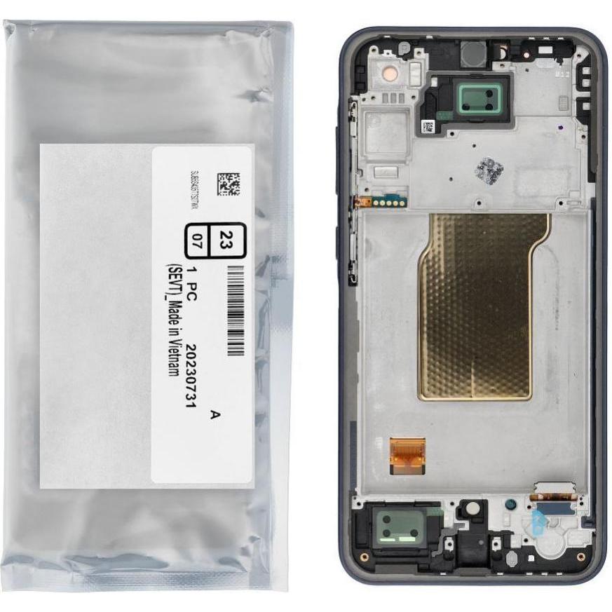 Samsung LCD display! ServicePack LCD Display for A35 5G A356B GH82-34221A Midnight Blue (Display), M