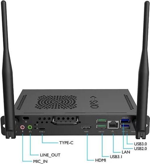 Produktbild BenQ OPS PC (TEY21- 10I5M8S5) (256 GB, 8 GB, Intel Core i5-10210U, Intel UHD Graphics)