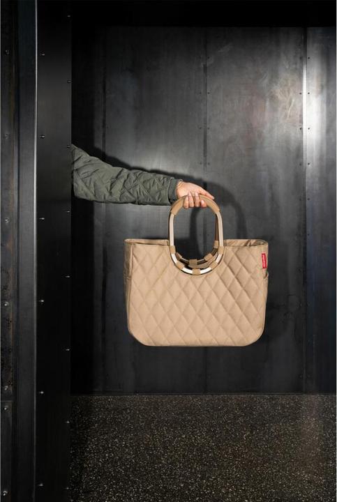 Productafbeelding reisenthel loopshopper L frame ruit gember