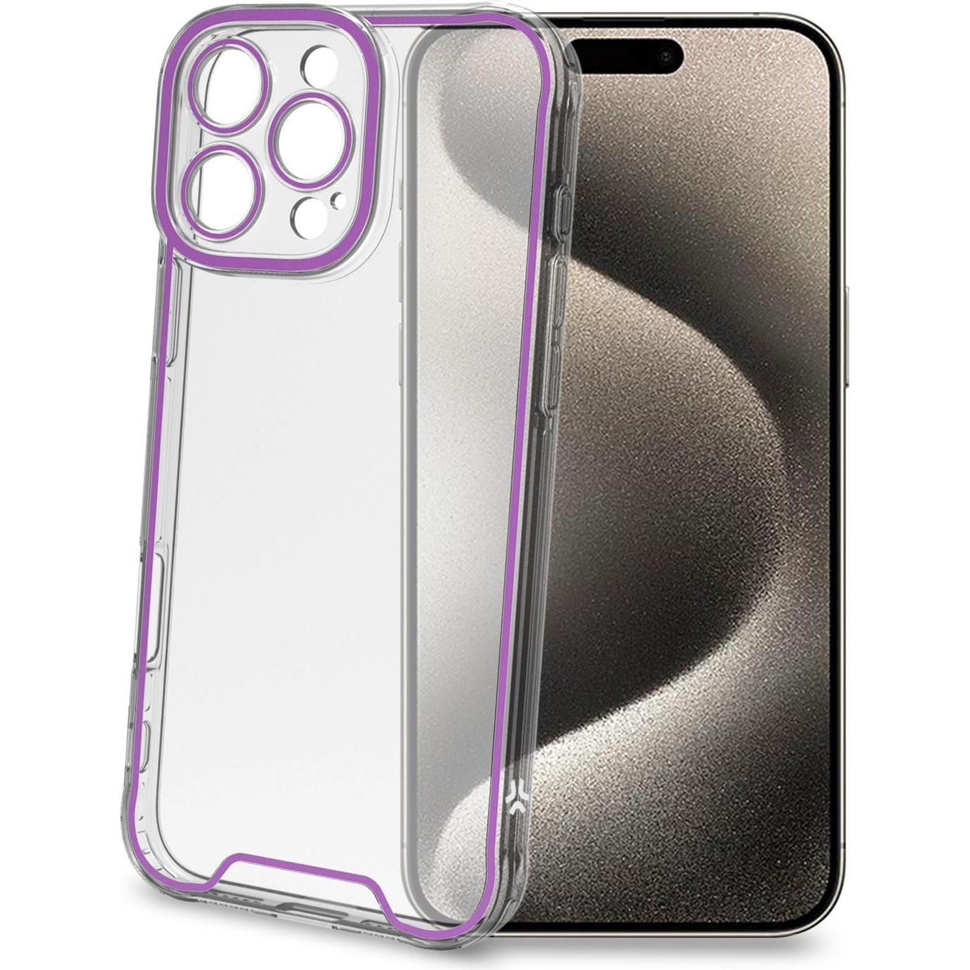 Celly Glow Cover Per Iphone 16 Pro (Apple Iphone 16 Pro), Cover Smartphone