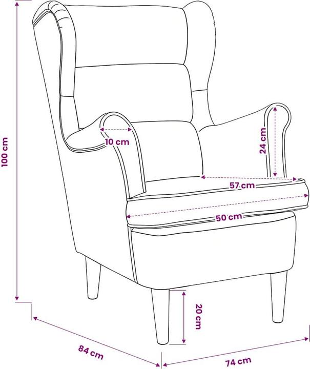 Produktbild vidaXL Sessel