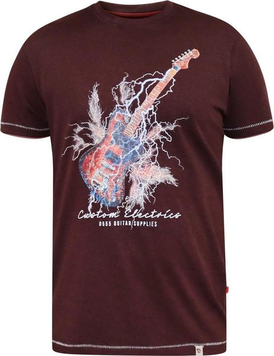 Produktbild DUKE Mens Redbourn D555 Kingsize Lightening Guitar T-Shirt (4XL)