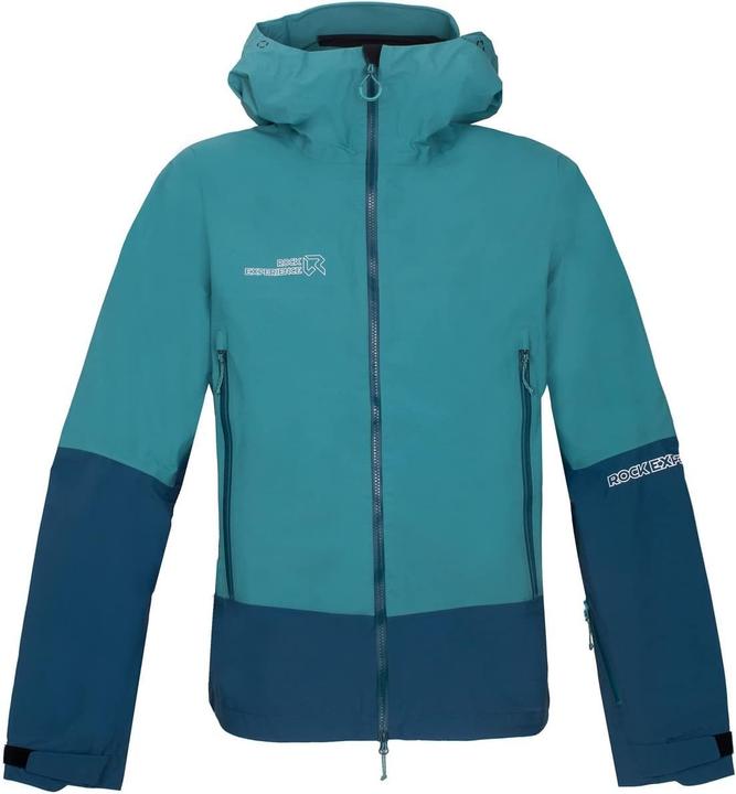 Immagine prodotto Rock Experience Giaccone Hardshell Termico con Cappuccio per Casco, Tasche Interne e Polsini Regolabili (Uomini, XXL)