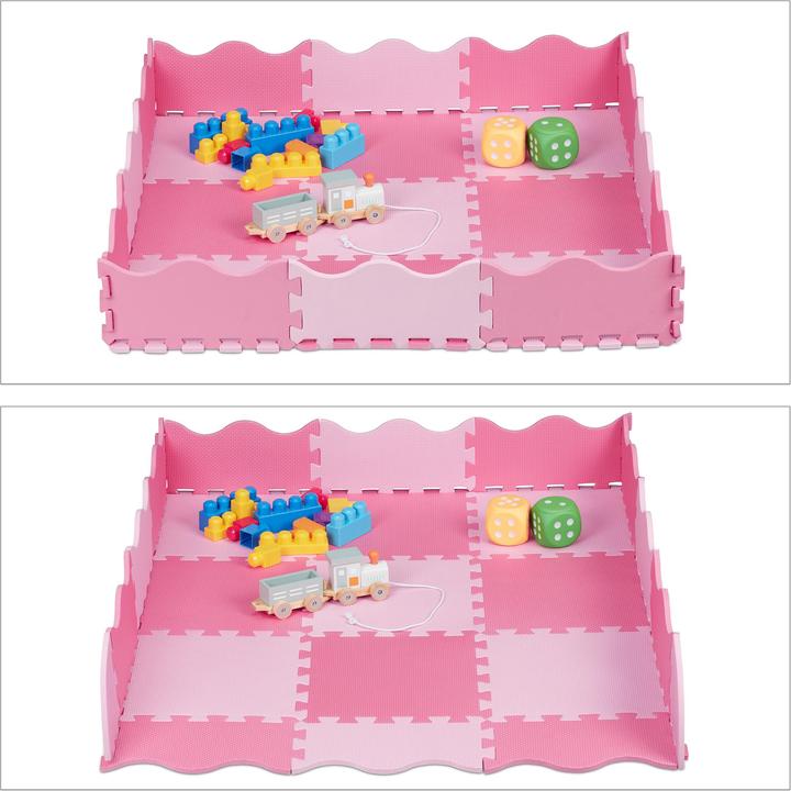 Produktbild Relaxdays Puzzlematte mit Rand (31.5 x 31.5 x 1 cm)