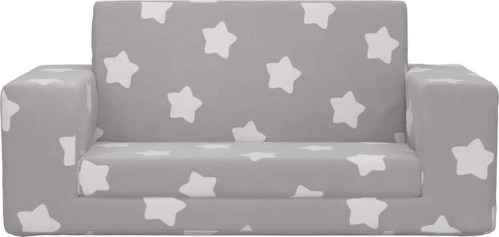 Immagine prodotto vidaXL Divano letto per bambini Grigio chiaro Morbido peluche